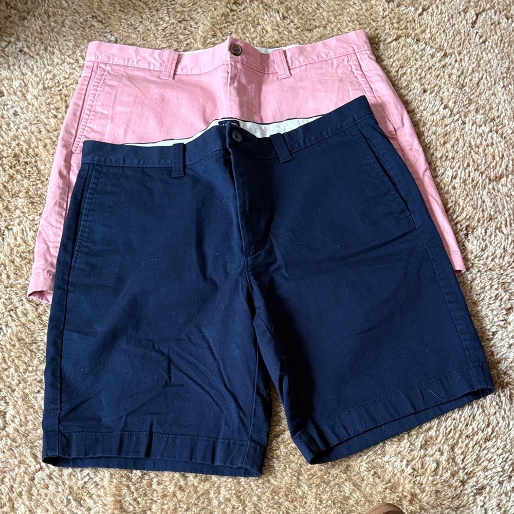 J Crew men’s shorts size 34  bundle of two pair